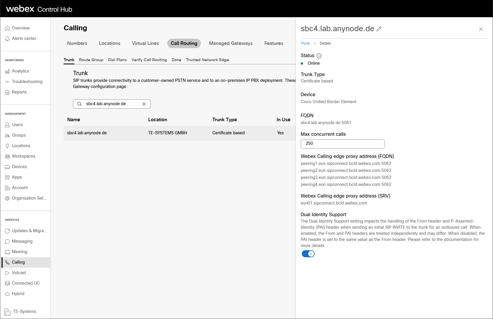 anynode-cisco-webex-calling-hub-call-routing-status