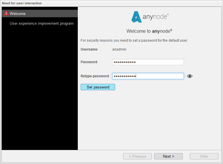 anynode-google-voice-sip-link-first-start-set-password