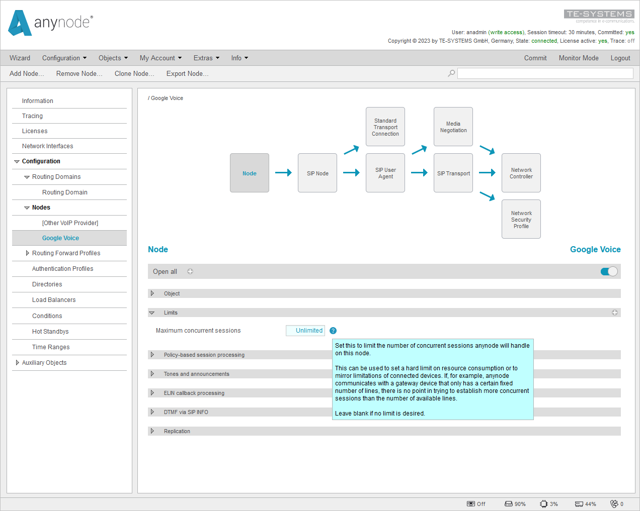 anynode-google-voice-sip-link-node-settings