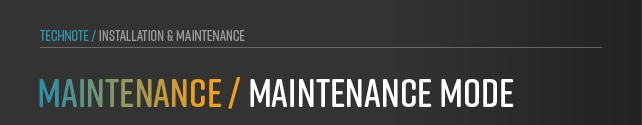 Mentions all areas where you can configure the behavior of anynode in Maintenance Mode like OPTIONS, Routing and monitoring