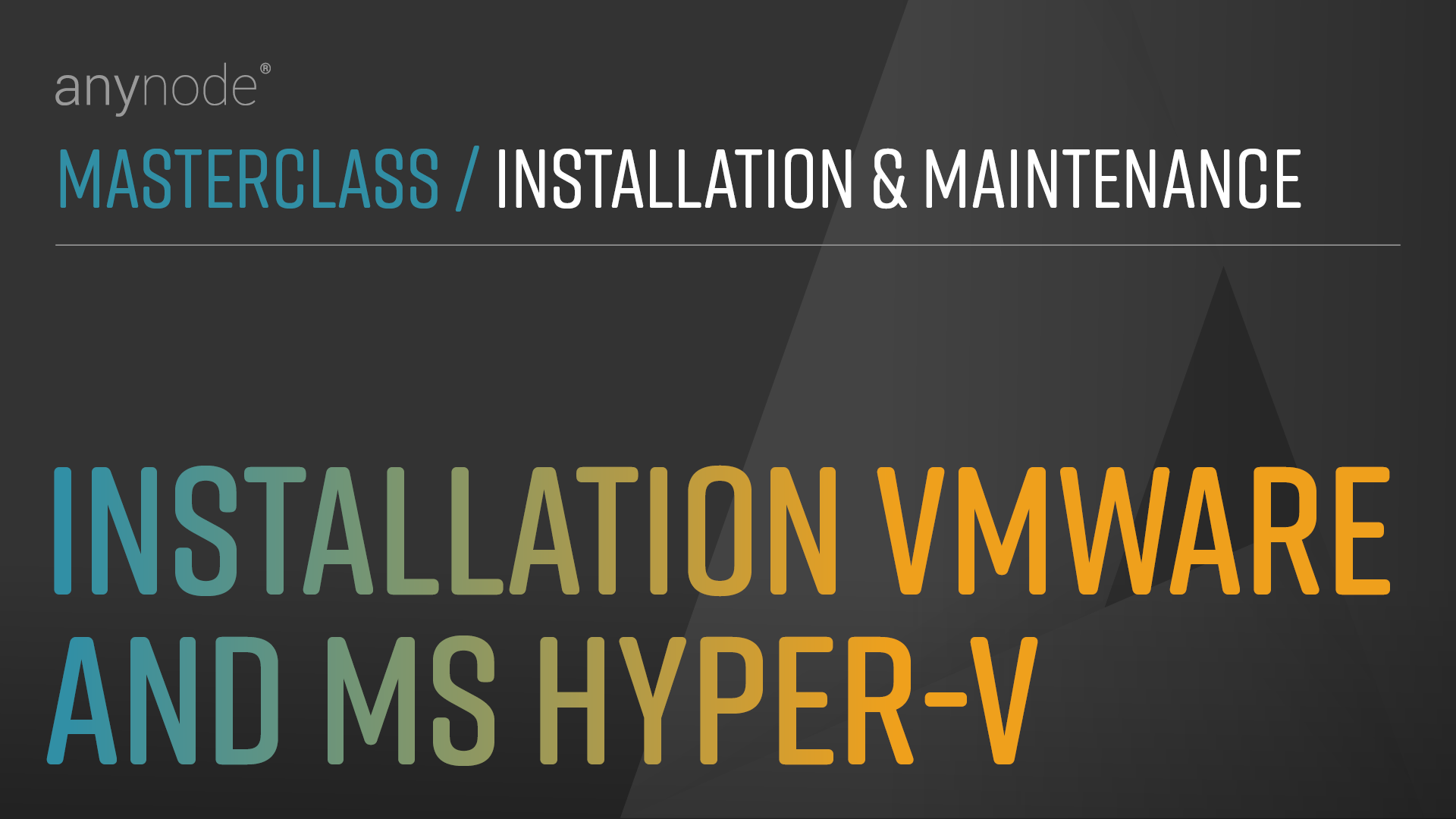 Video: Considerations for deploying anynode – The Software SBC on a virtual machine using VMware and Microsoft Hyper-V. This guide will not delve into the specific steps for setting up a virtual machine and installing the operating system.