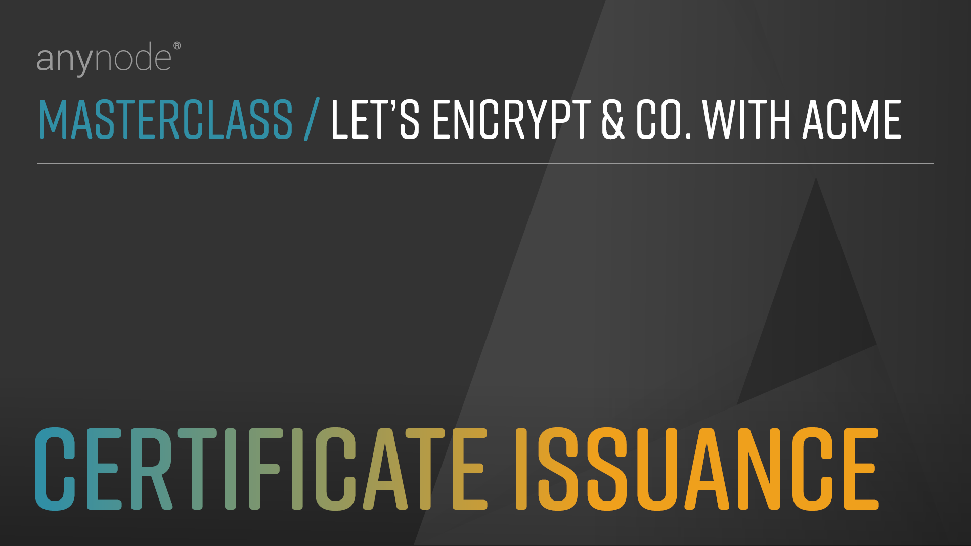 Video: How to renew, modify or remove certificates in anynode – The Software SBC with the certificate issuance menu.