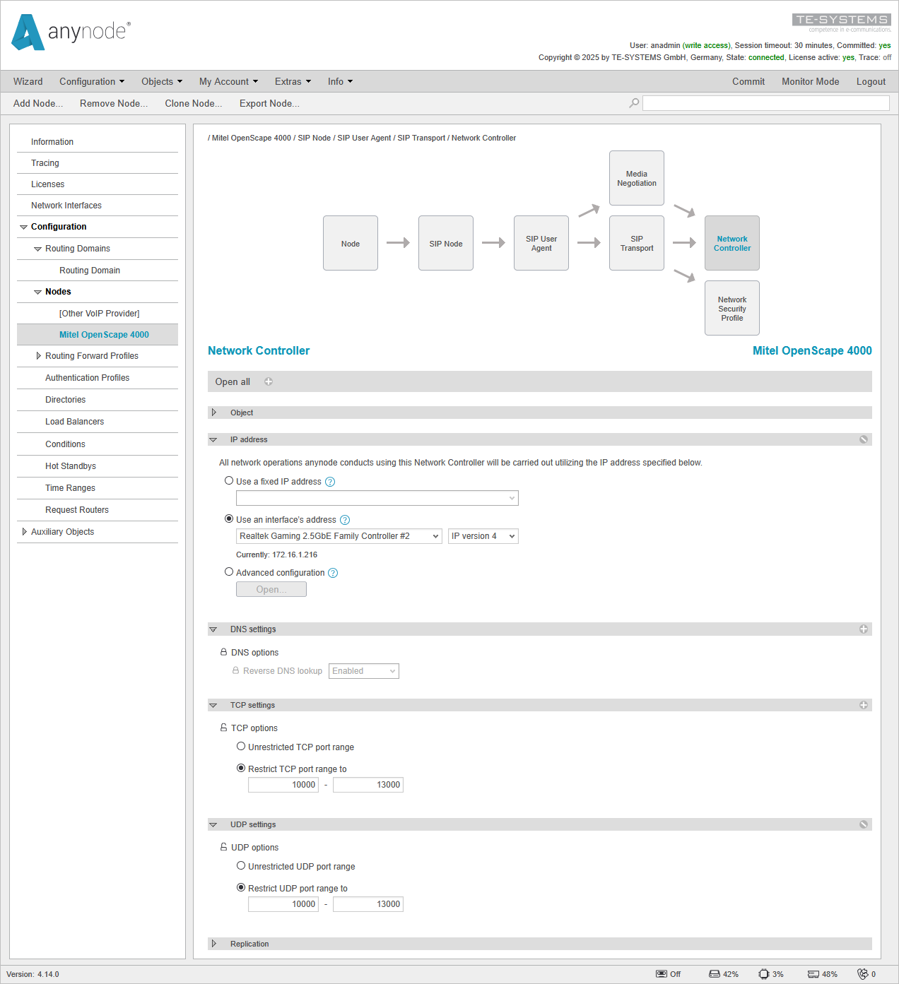 anynode-mitel-os4k-v11-node-network-controller