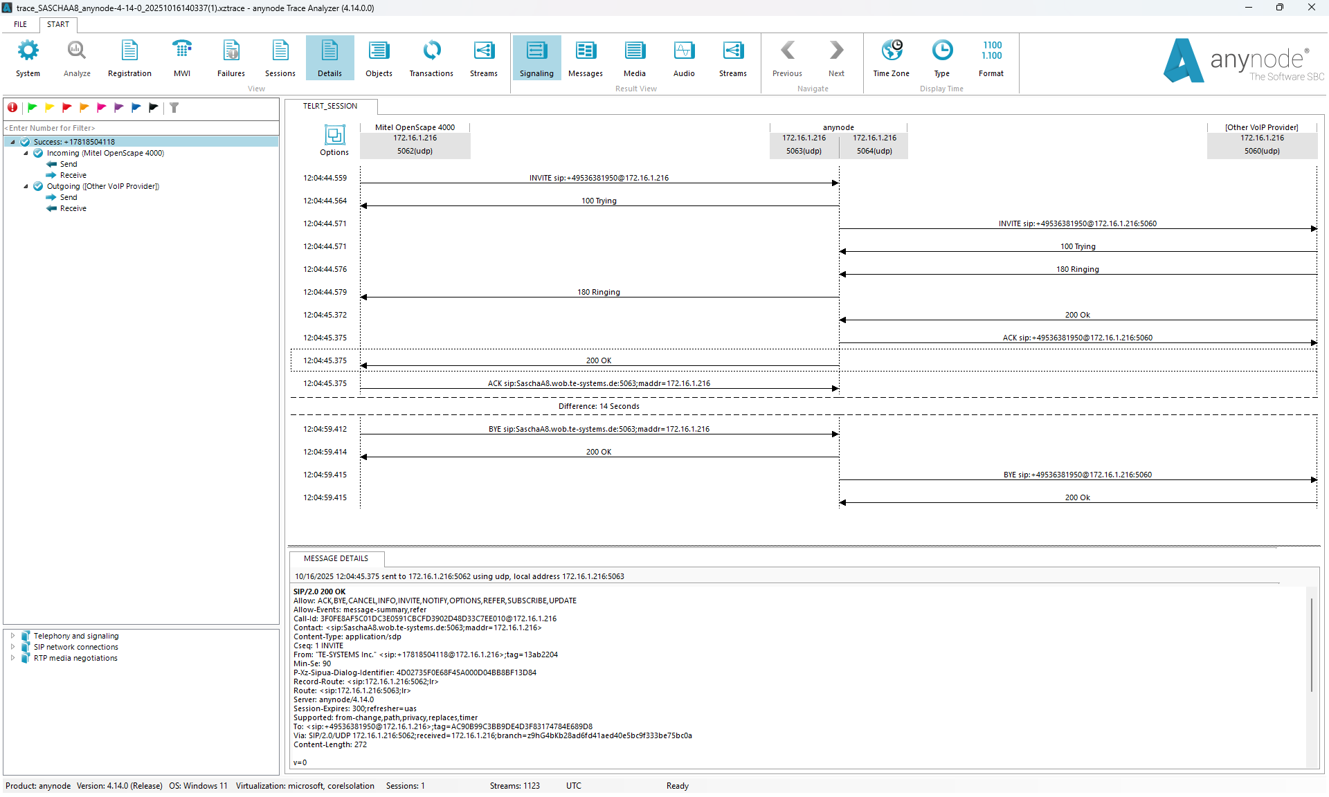 anynode-mitel-os4k-v11-trace-analyzer-signaling-view