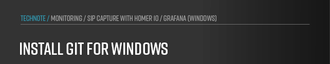 Graphic: Guide to installing Git for Windows to download the Homer 10 Docker package and run required setup scripts.