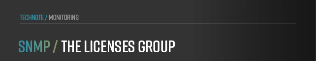 This chapter focuses on the OIDs and corresponding names for the licenses group in anynode.