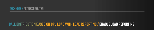 Graphic: Subchapter Enable Load Reporting